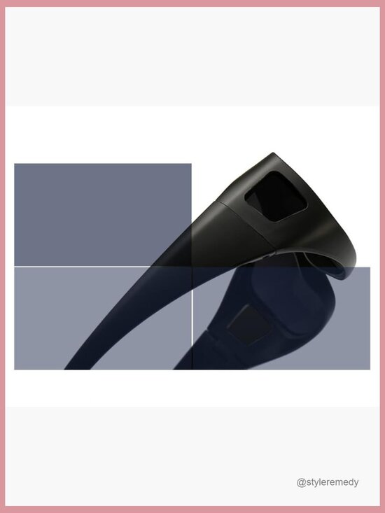 Super Dark Black Lens Fit Over Wraparound Sunglasses for Migraine Relief